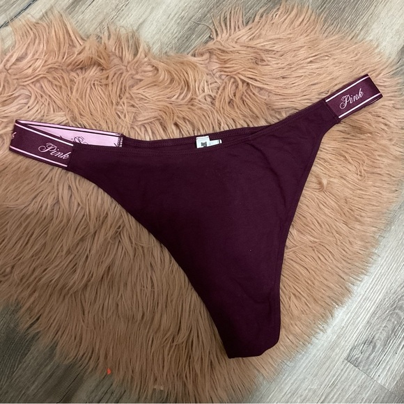 Pink Burgundy Brazilian Thong Size XXL NWT - Picture 2 of 4